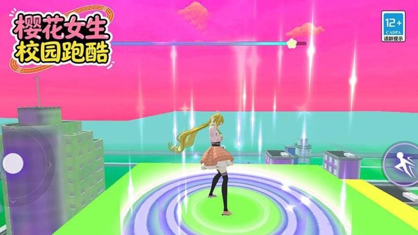 樱花女生校园跑酷游戏图3