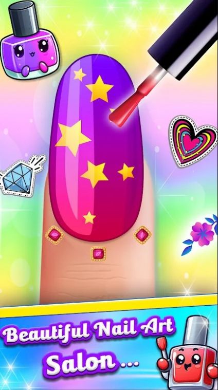Nail Art Acrylic Game图1