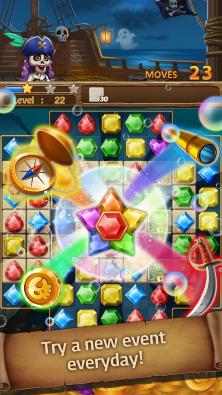 Jewels Ghost Ship游戏图3