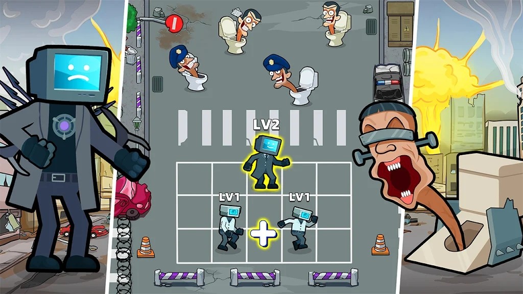 摄像头马桶世界之战（Merge Toilet: Horror Battle）图1