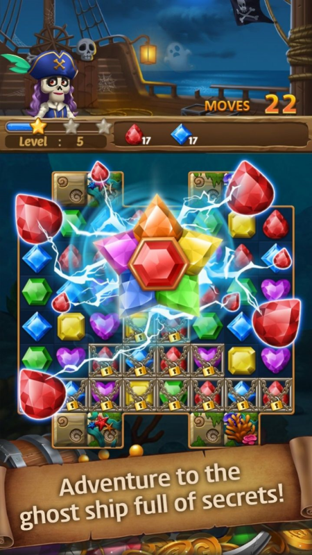 Jewels Ghost Ship游戏图2