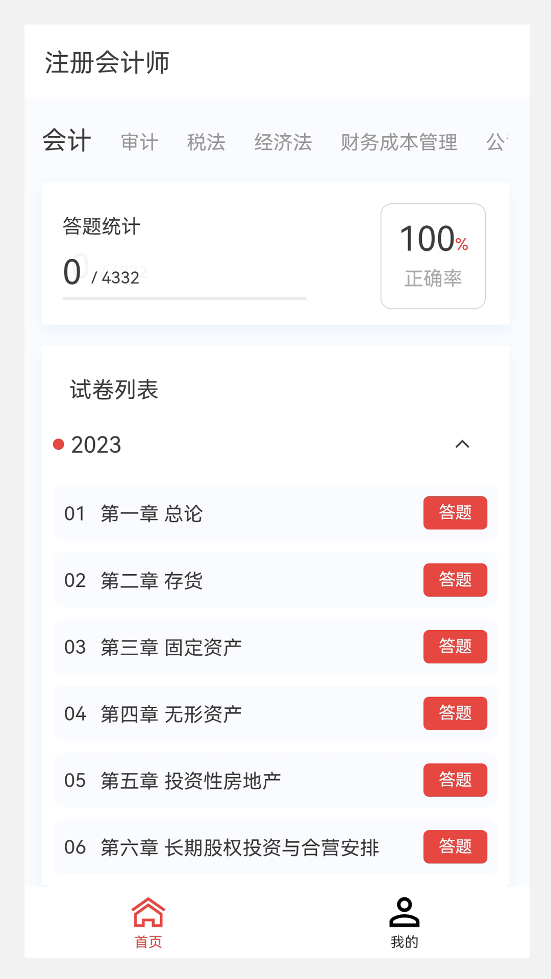 注册会计师100题库app图2