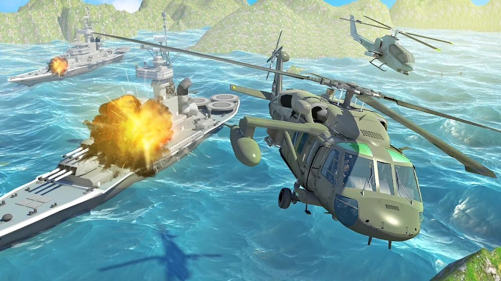 Sky Warrior Shooting Heli游戏图2