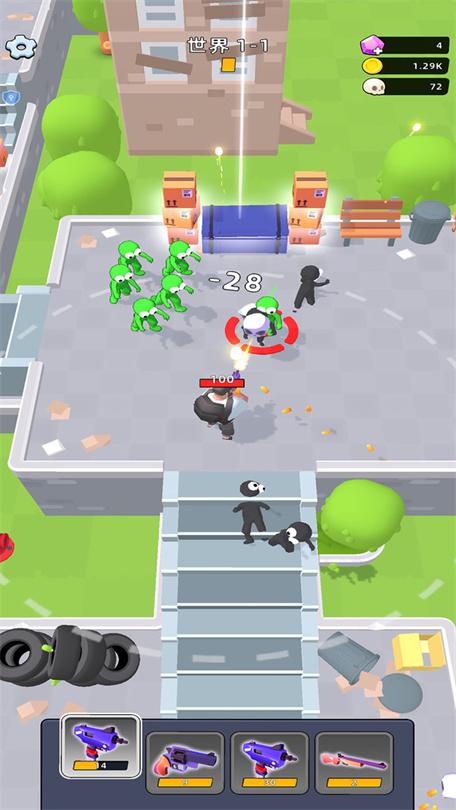 尸潮突围射击游戏图1