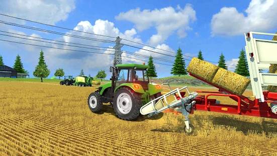 Real Farm Town Farming Simulator Tractor Game游戏图2