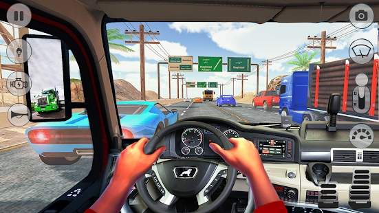 In Truck Driving Highway Race Simulator游戏图3