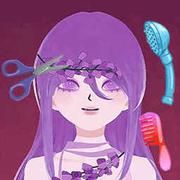 最美长发少女游戏图标