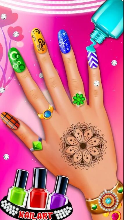 Nail Art Acrylic Game图2