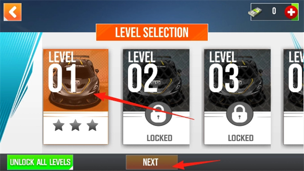 F1汽车特技游戏