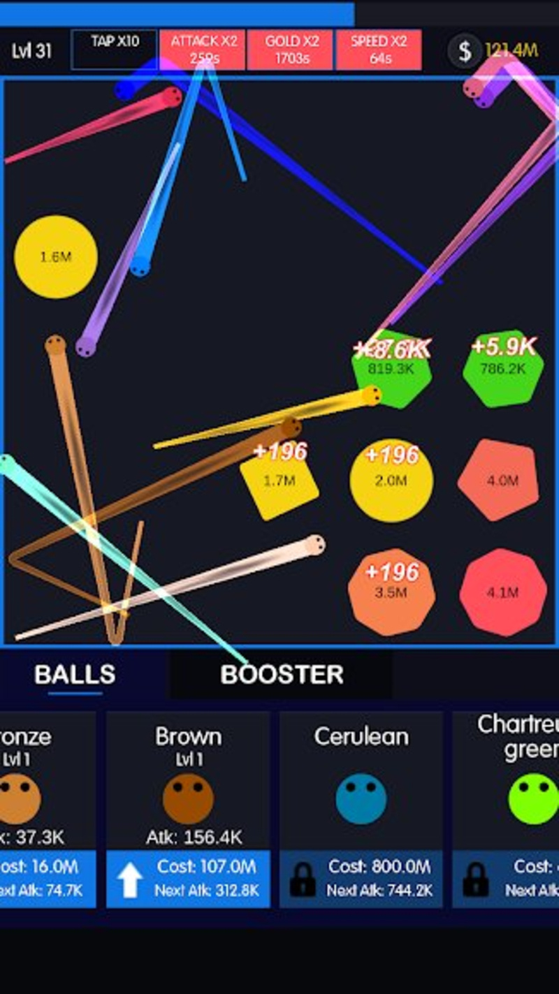 Idle Snakes Vs Balls游戏图3