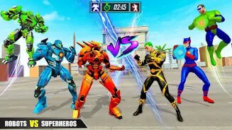 Robot Vs Superhero Game图3