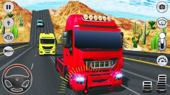 In Truck Driving Highway Race Simulator游戏图1