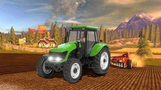 Real Farm Town Farming Simulator Tractor Game游戏图1