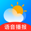 大字精准语播天气app图标