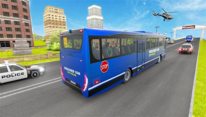 监狱货车押送入狱(Jail Prison Van Police Game)图2