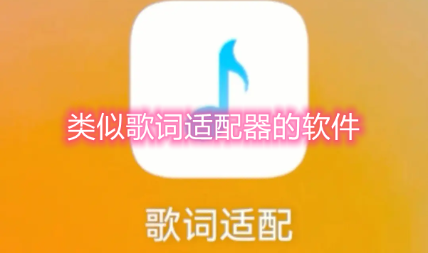 类似歌词适配器的软件
