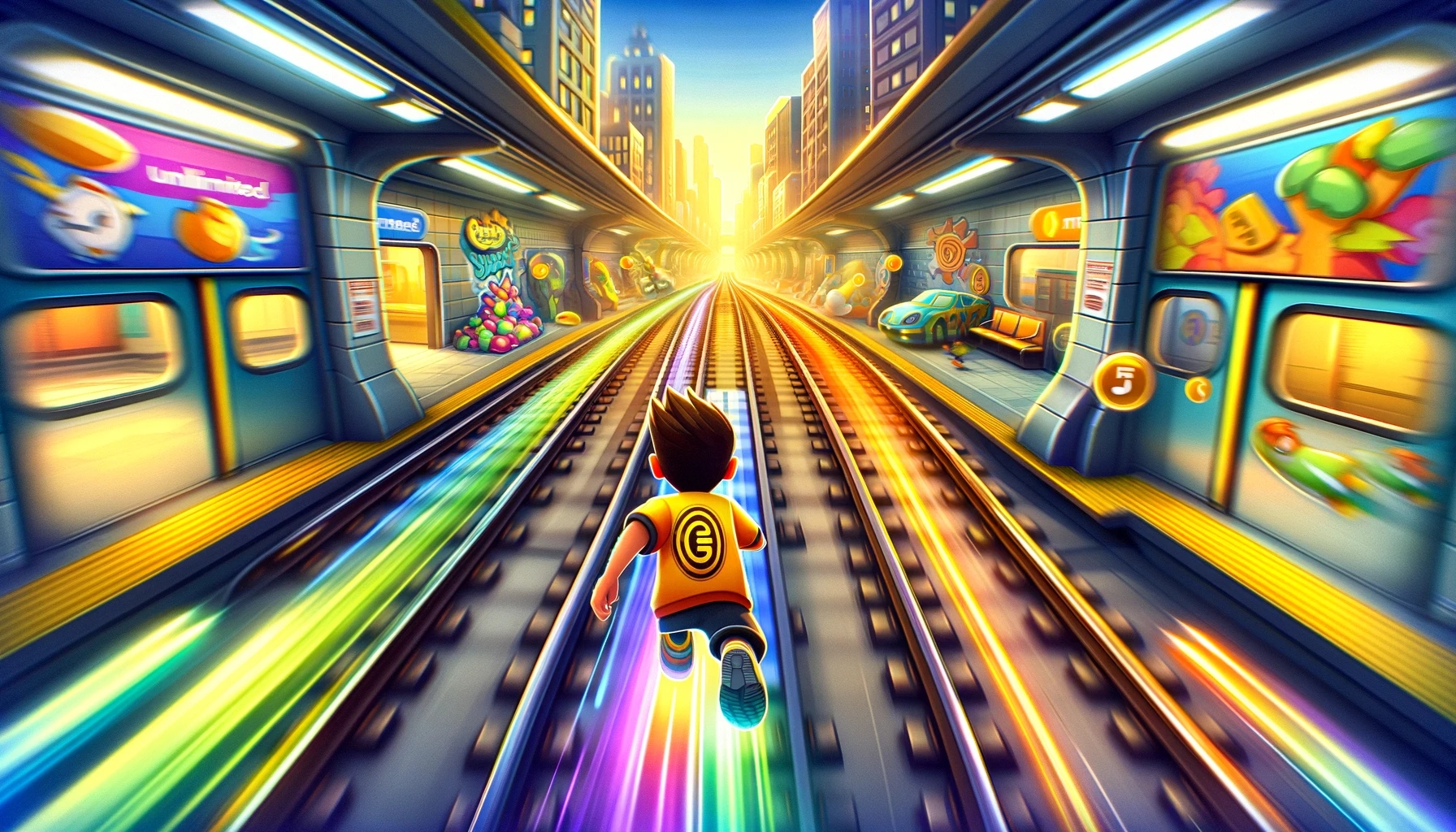 地铁跑酷(内置功能菜单)