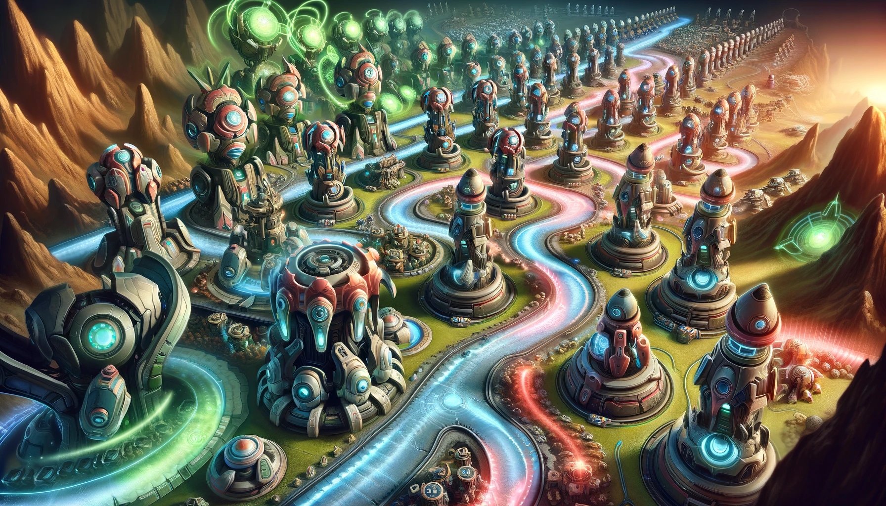 塔防有机枪大炮激光塔图标