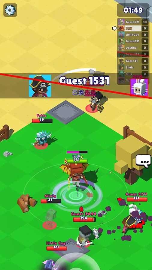 蛇蛇白块大作战游戏破解版图1