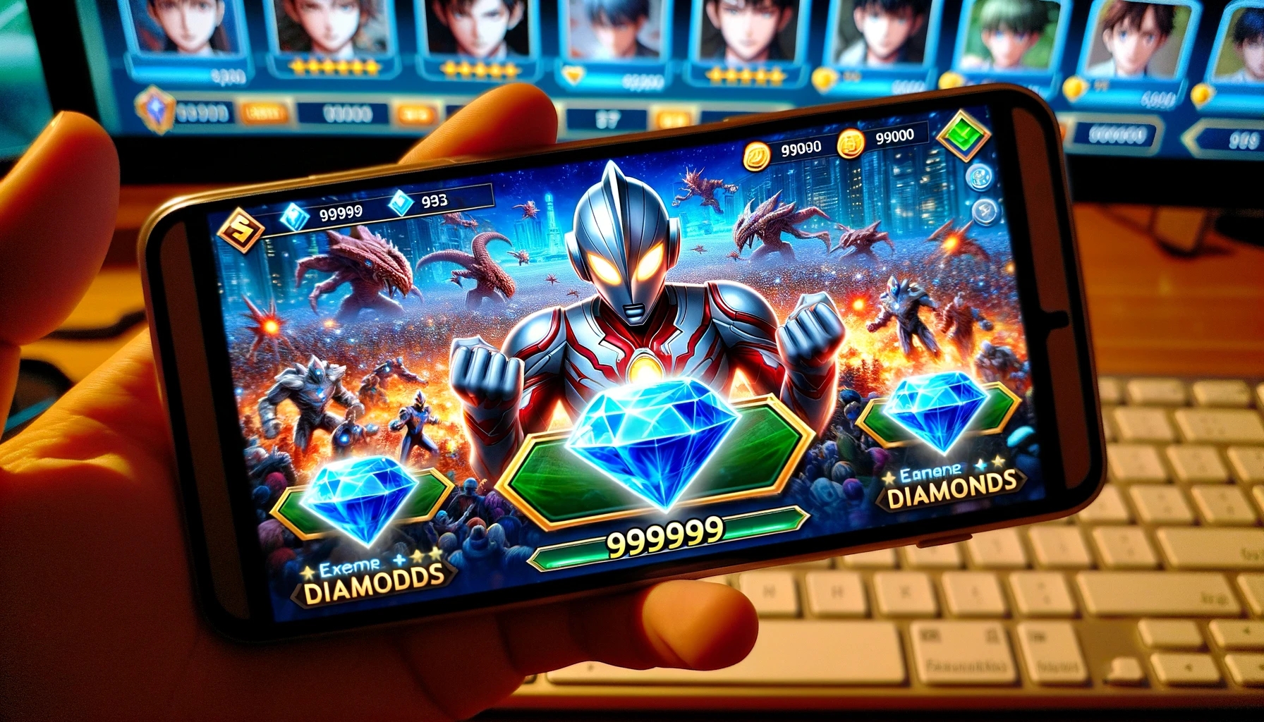 奥特曼传奇英雄∞钻石图标