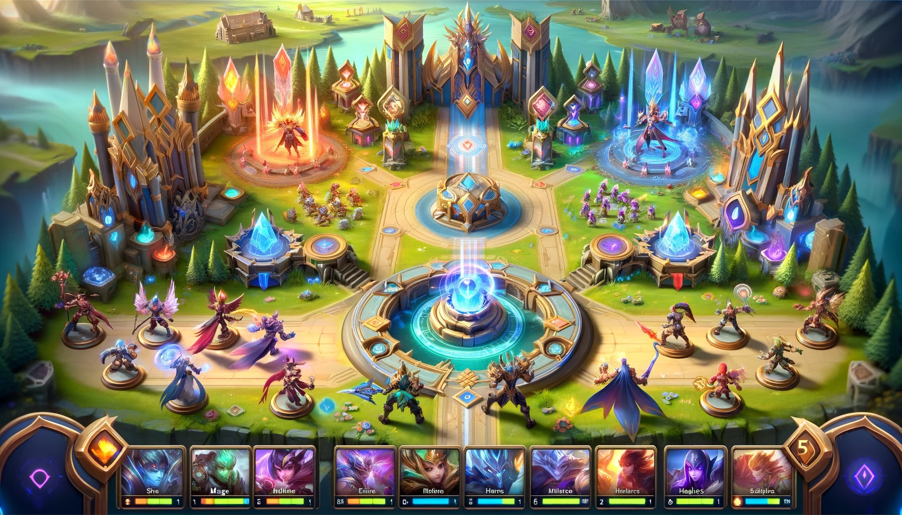 5v5推塔游戏手游大全