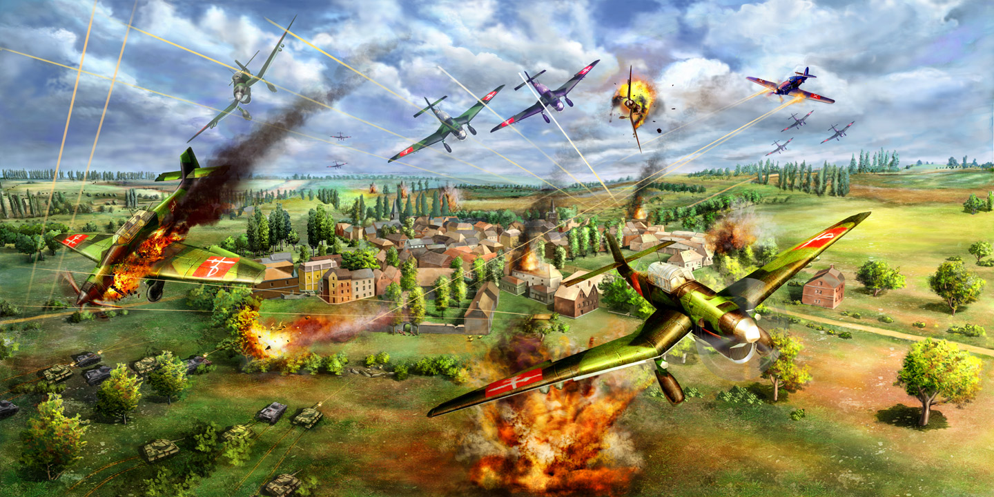 二战背景的大型单机游戏