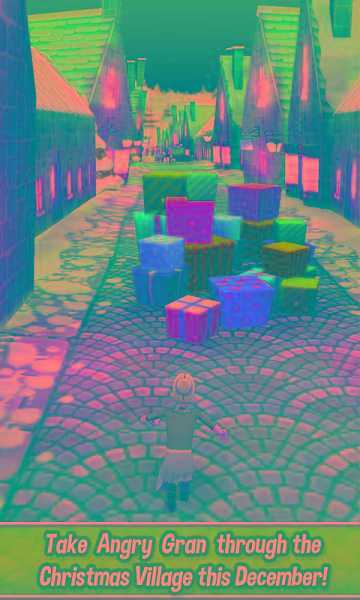 愤怒的老奶奶玩跑酷游戏图3