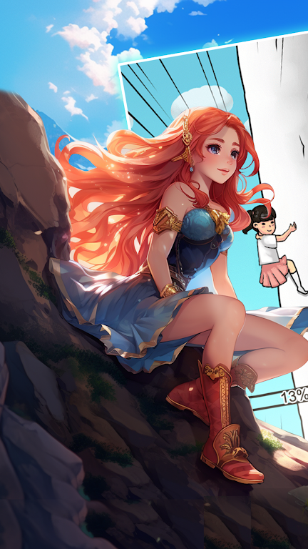 攀岩上升的女孩手游