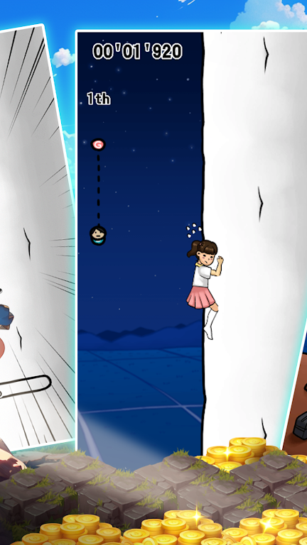 攀岩上升的女孩手游图2