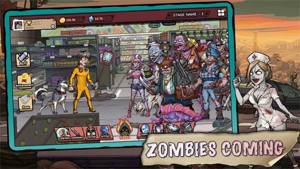 挂机打僵尸游戏