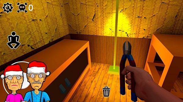 爷爷奶奶的恐怖屋子逃生游戏图1