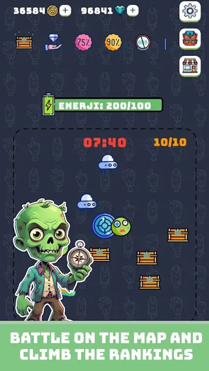 僵尸点击大战（Zombie Tab War）游戏图2