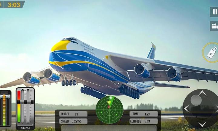 飞机飞行游戏3D(Airplane Pilot Flight Simulator)图1