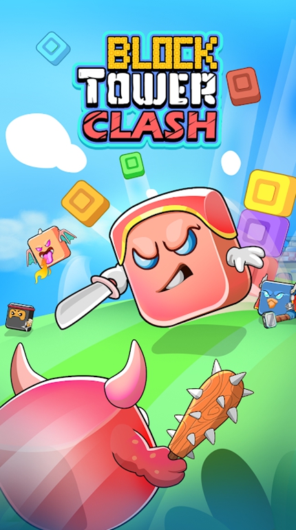 方块塔冲突（Block Tower Clash）游戏图1