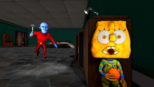 可怕的邻居：海绵宝宝