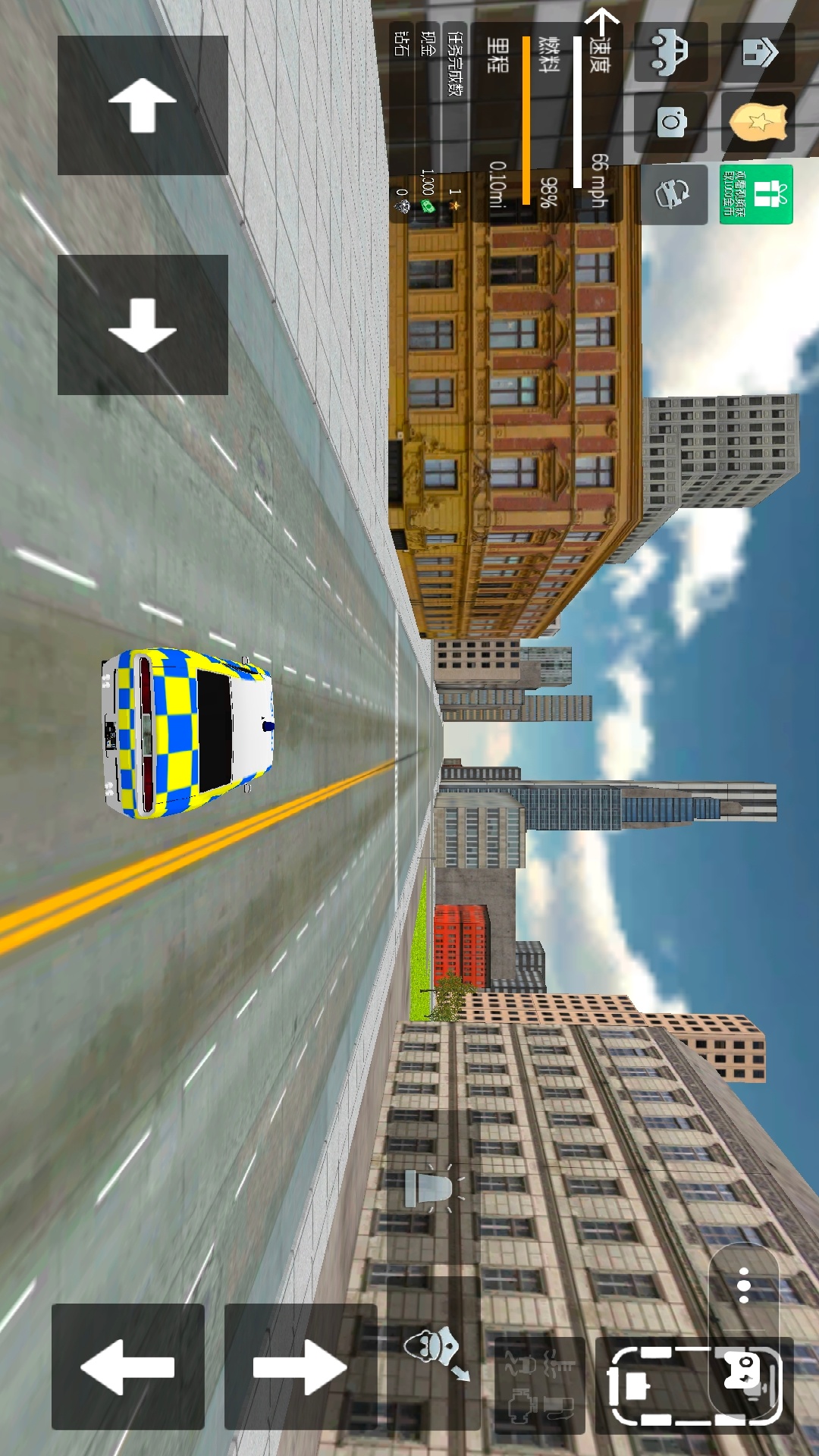 警车驾驶事件游戏