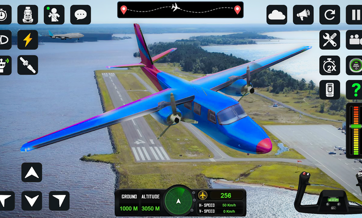 城市飞行员模拟器驾驶飞机安装器游戏