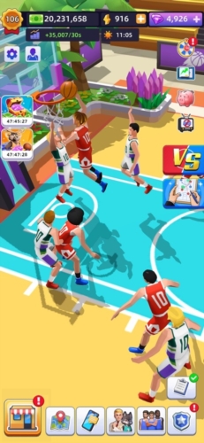 教练我要开球馆游戏(Idle Basketball Arena Tycoon)图2