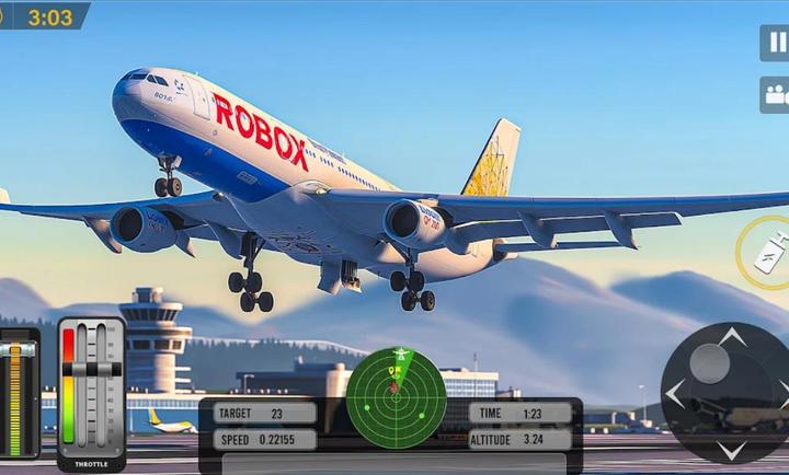 飞机飞行游戏3D(Airplane Pilot Flight Simulator)图2