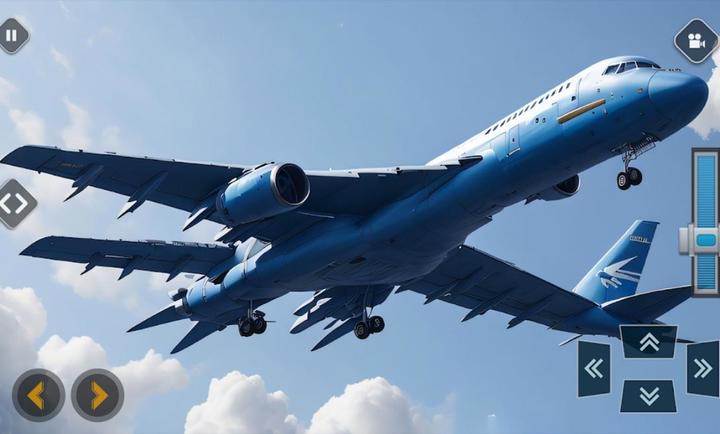 飞机飞行游戏3D(Airplane Pilot Flight Simulator)图4