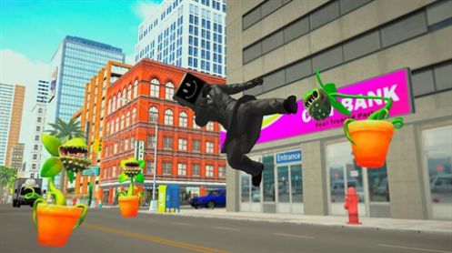 Toilet Gangster Monster Fight游戏图1