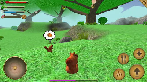 松鼠生活模拟器游戏(Squirrel Simulator)图2