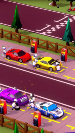 赛车修理站游戏