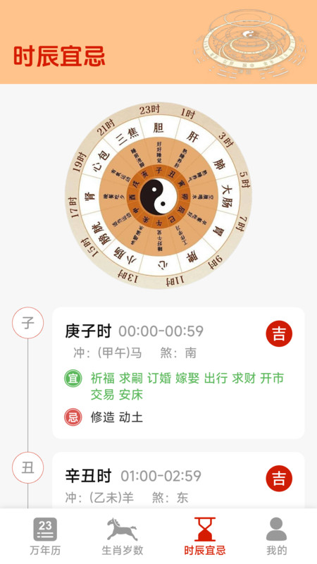 中福万年历app图1