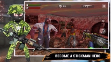 火柴人僵尸防御战游戏