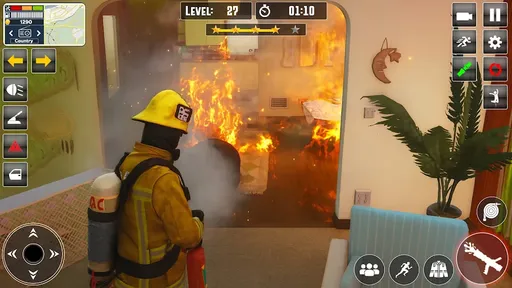 Fire Truck Rescue Sim 3D Games手机版图3