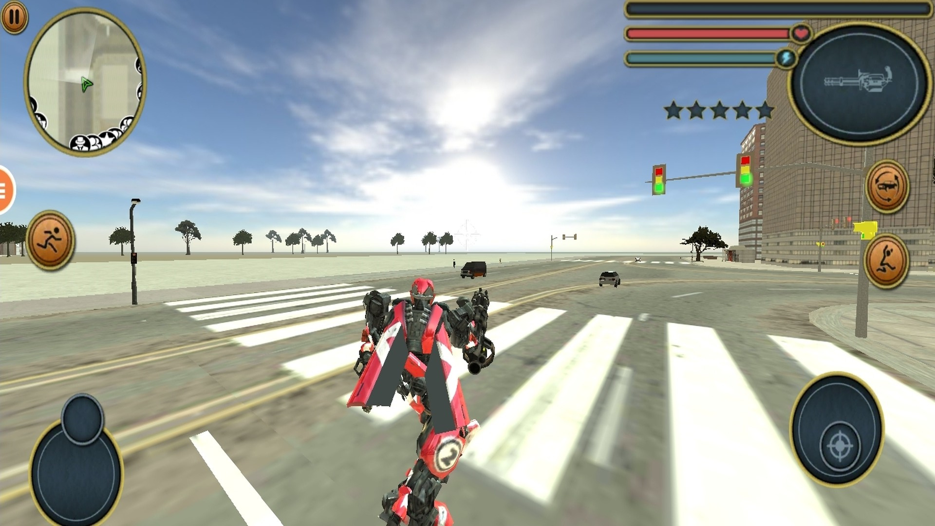 汽车机器人大战游戏