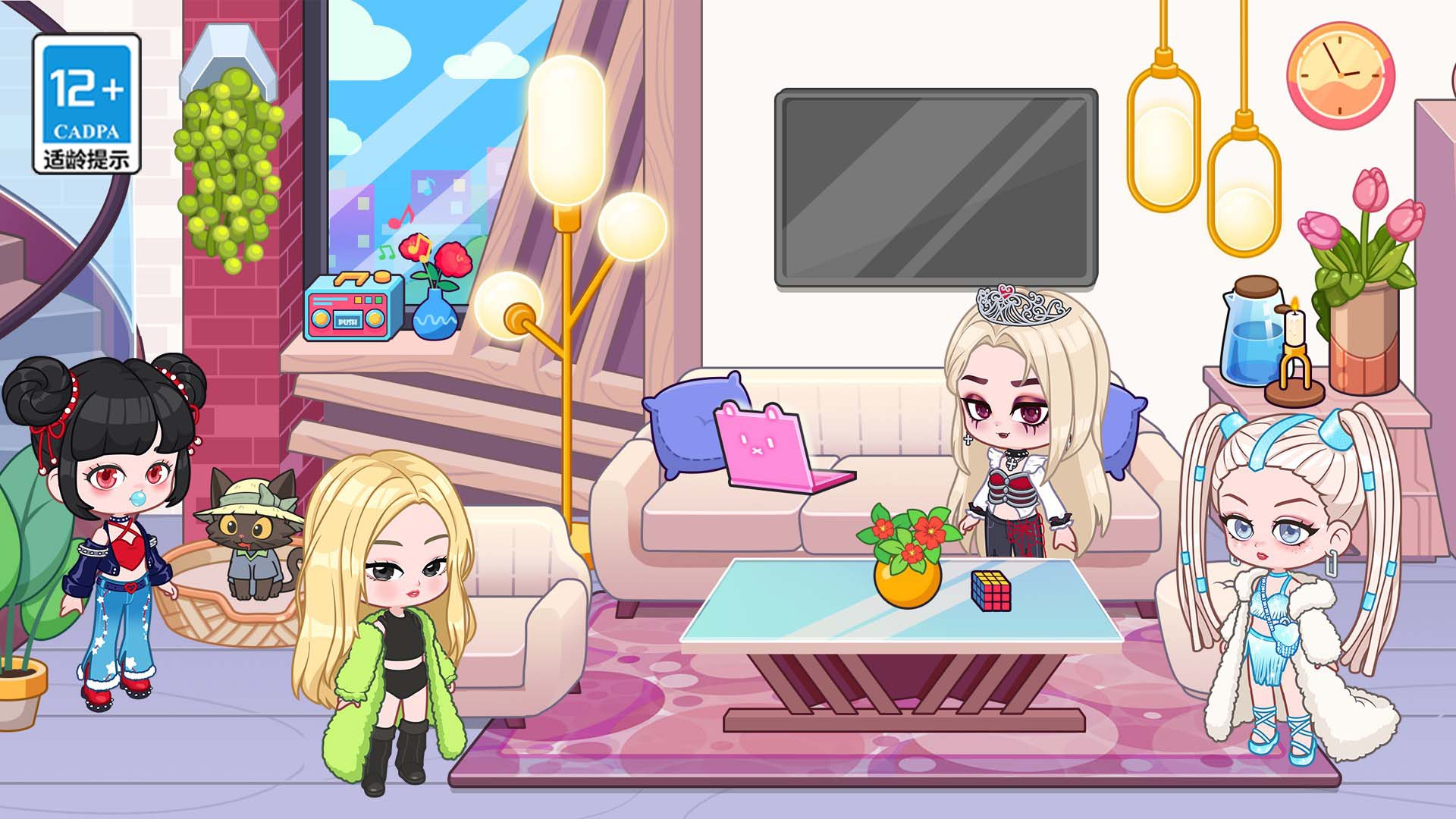 甜心公主时尚会游戏