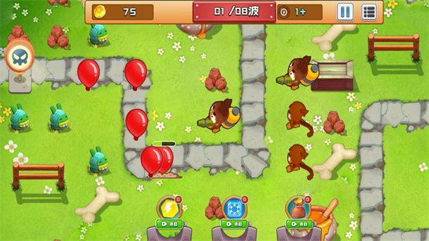 热血塔防收集挑战游戏图1