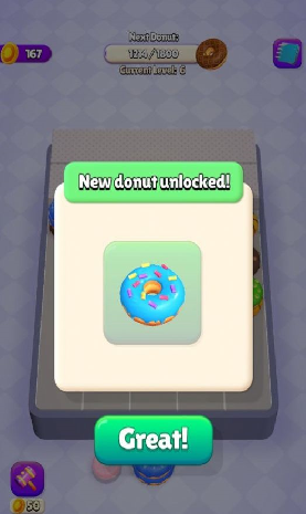 堆叠甜甜圈游戏